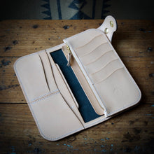 Load image into Gallery viewer, Tall Wallet - Shinki Hikaku Olive Green Shell Cordovan