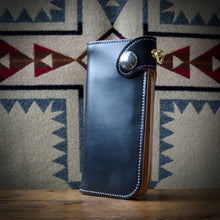 Load image into Gallery viewer, Tall Wallet - Horween Black Chromexcel