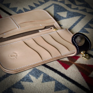 Tall Wallet - Horween Black Chromexcel