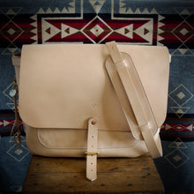 Load image into Gallery viewer, Courier Bag - Tärnsjö Natural Veg Tanned Cow Hide