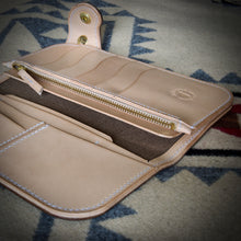 Load image into Gallery viewer, Tall Wallet - Horween Black Chromexcel