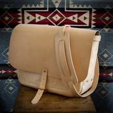Load image into Gallery viewer, Courier Bag - Tärnsjö Natural Veg Tanned Cow Hide