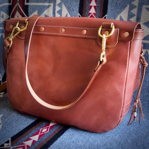 U.S. Mail Bag - Tärnsjö Saddle Tan Veg Tanned