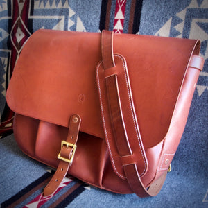 U.S. Mail Bag - Tärnsjö Saddle Tan Veg Tanned