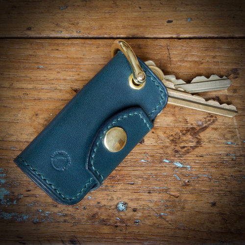 Key Holder - Tärnsjö Dark Green Veg Tanned