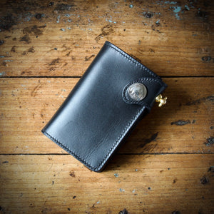 Medium Wallet - Tärnsjö Black Veg Tanned