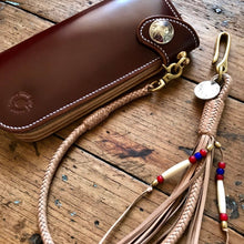 Load image into Gallery viewer, Tall Wallet - Shinki Hikaku Burgundy Shell Cordovan