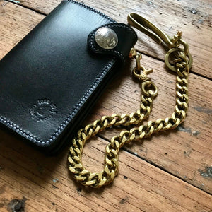 Brass Fish Hook Wallet Chain & Key Chain