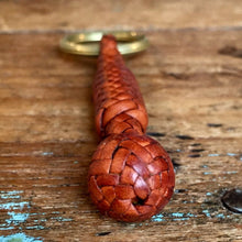 Load image into Gallery viewer, Braided Key Fob - Saddle Tan