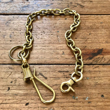 Load image into Gallery viewer, Brass Wire Fish Hook Wallet &amp; Key Chain