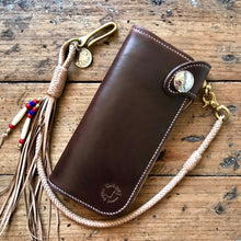 Load image into Gallery viewer, Tall Wallet - Horween Chestnut Chromexcel