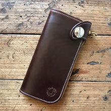 Load image into Gallery viewer, Tall Wallet - Horween Chestnut Chromexcel