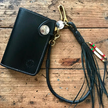 Load image into Gallery viewer, Braided Wallet Leash - Black