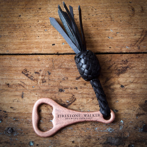 Braided Bottle Opener - Tärnsjö Black Veg Tanned