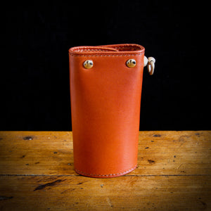 SALE - Key Case - Tärnsjö Saddle Tan Veg Tanned - Brown Thread