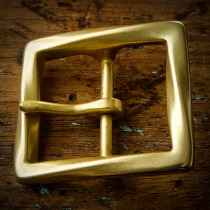 Belt - Horween Chromexcel Black - Your Choice of Solid Brass Buckle