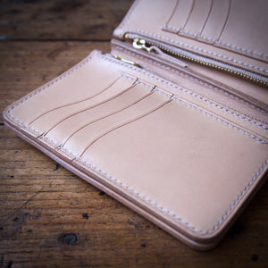 Medium Wallet - Tärnsjö Natural Veg Tanned