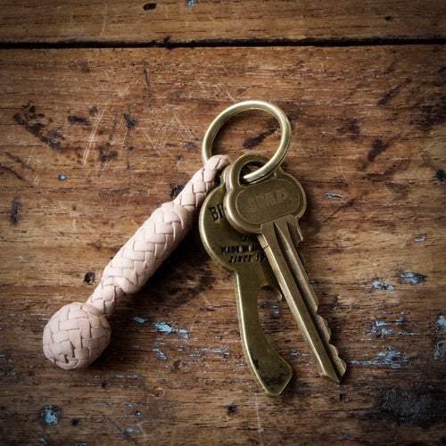 Braided Key Fob - Natural