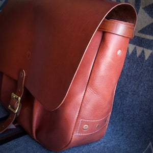 U.S. Mail Bag - Tärnsjö Saddle Tan Veg Tanned