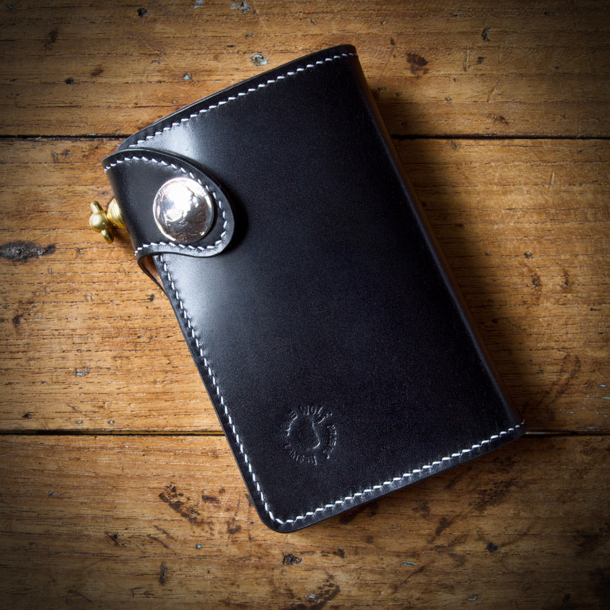Medium Wallet - Shinki Hikaku Black Shell Cordovan