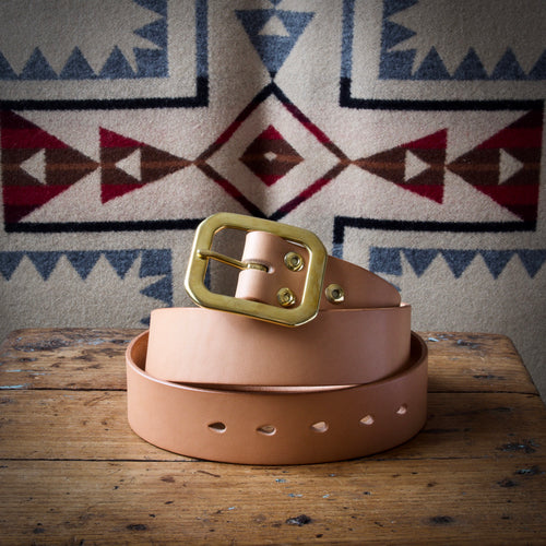 SALE - Belt - Tärnsjö Natural Veg Tanned Leather