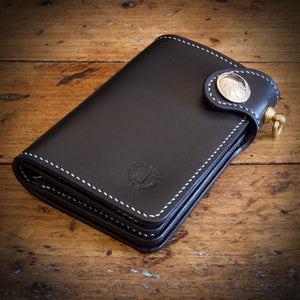 Medium Wallet - Tärnsjö Black Veg Tanned