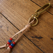 Load image into Gallery viewer, Fish Hook Key Ring - Natural Brass
