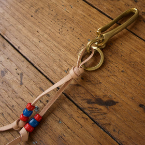 Fish Hook Key Ring - Natural Brass