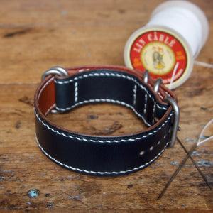 Watch Strap - NATO - Horween Navy Blue Chromexcel
