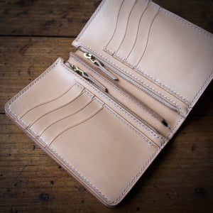 Medium Wallet - Shinki Hikaku Navy Blue Shell Cordovan