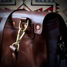 Load image into Gallery viewer, Courier Bag - Tärnsjö&#39;s Antique Brown Veg Tanned Horse Hide